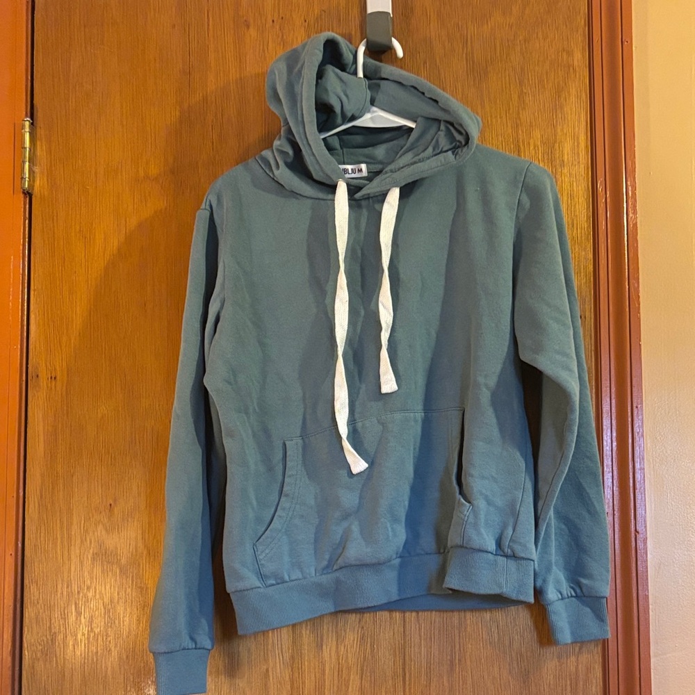 Teal sweatshirt